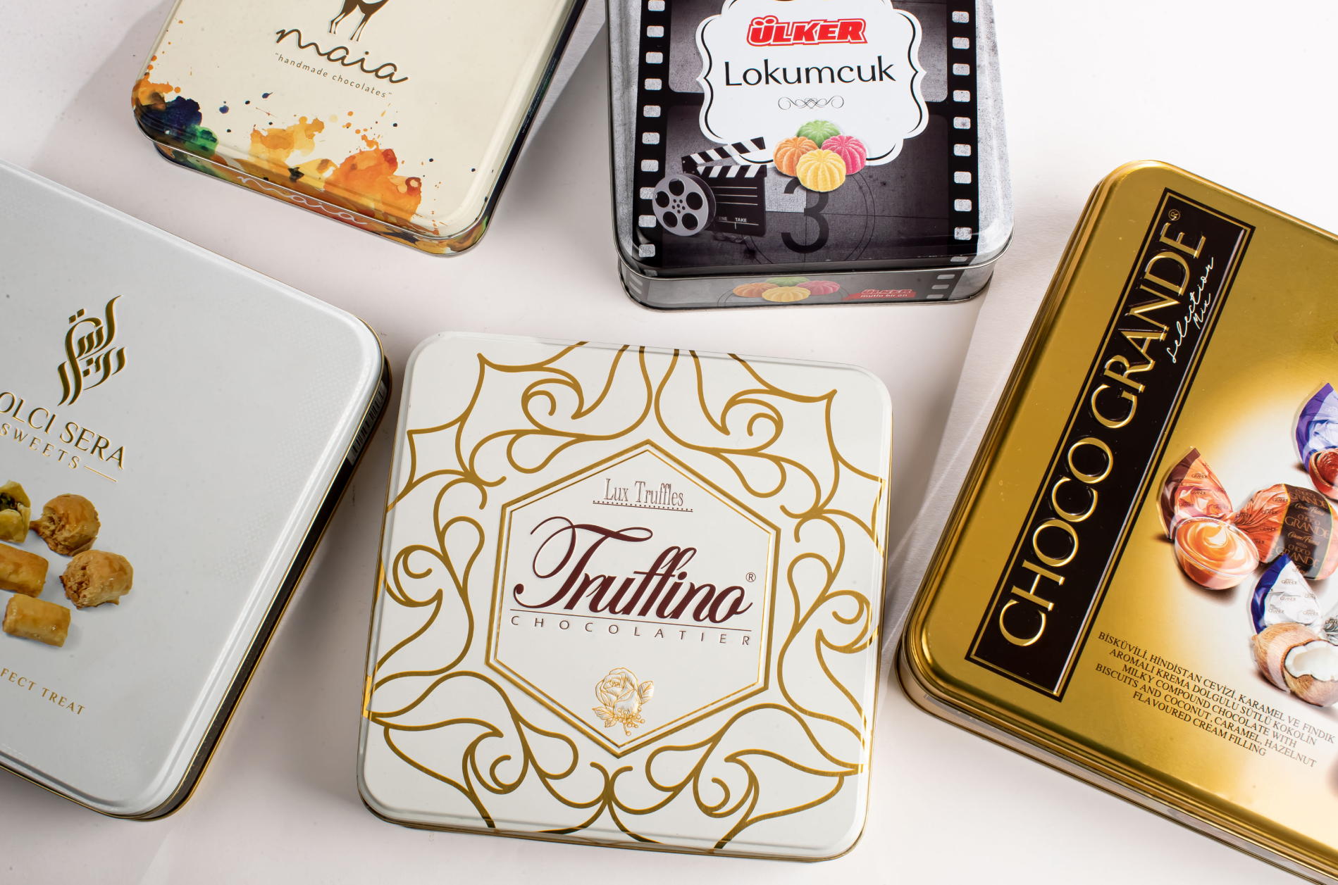 Özel Ölçü Kare Teneke Kutu